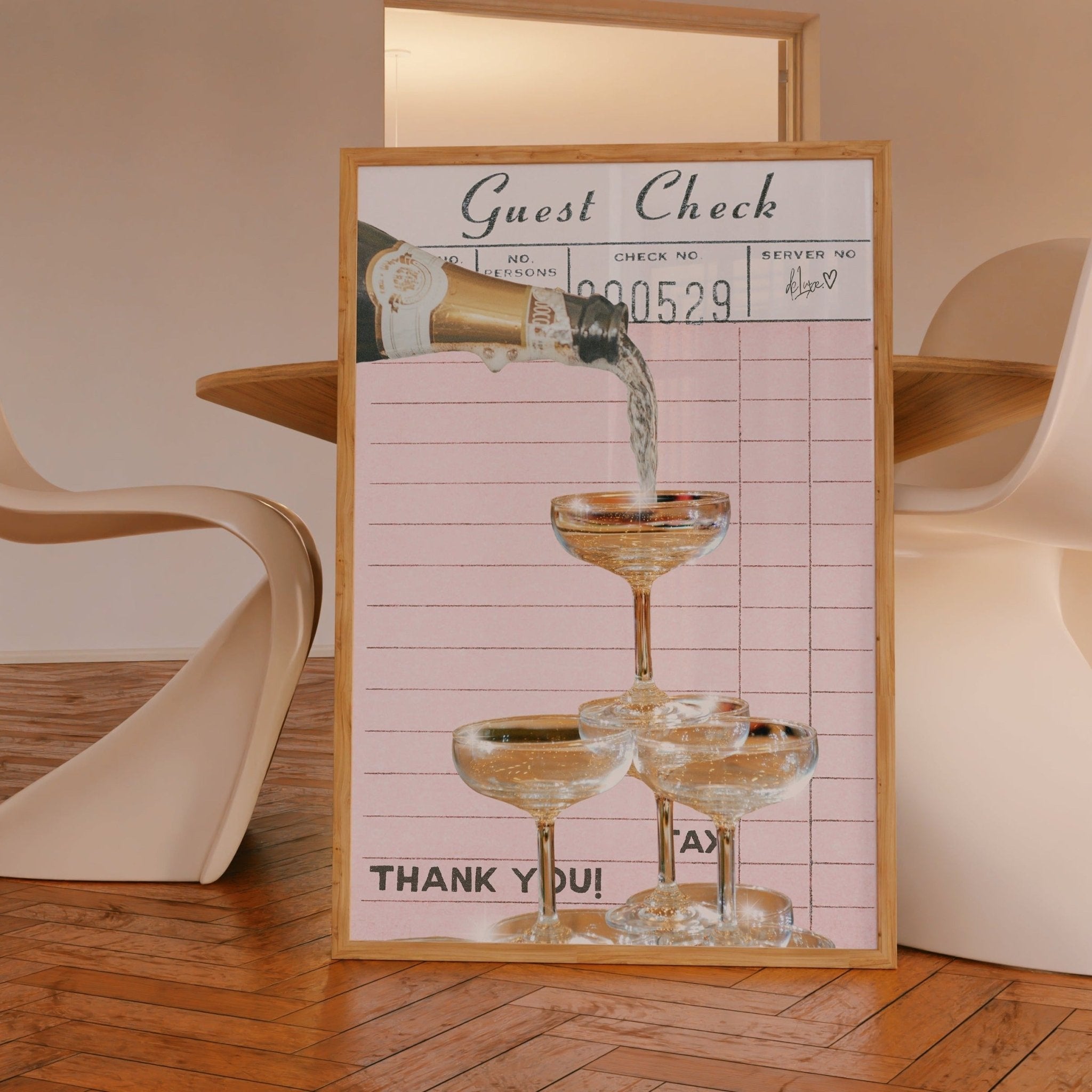 Quadro Decorativo Guest check!