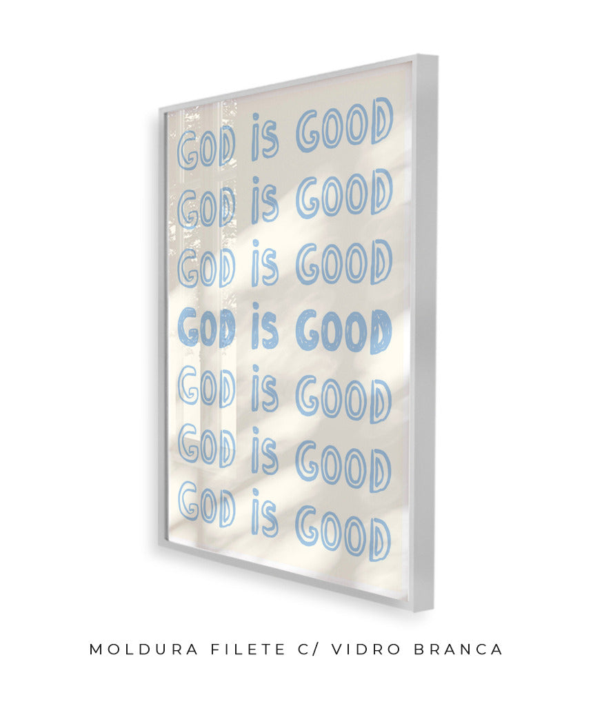 God is good (azul)