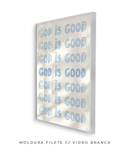 God is good (azul)
