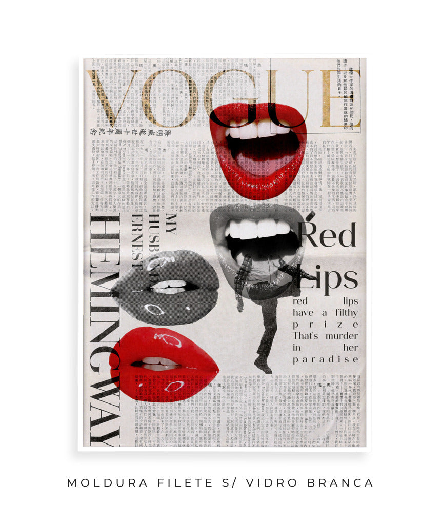 Vogue (red lips)