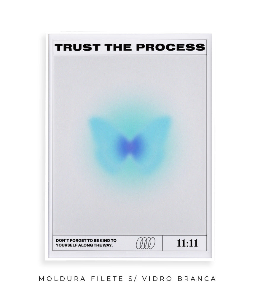 Trust the process (azul)