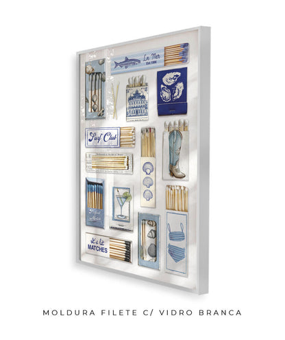 Vintage Matchbox- azul