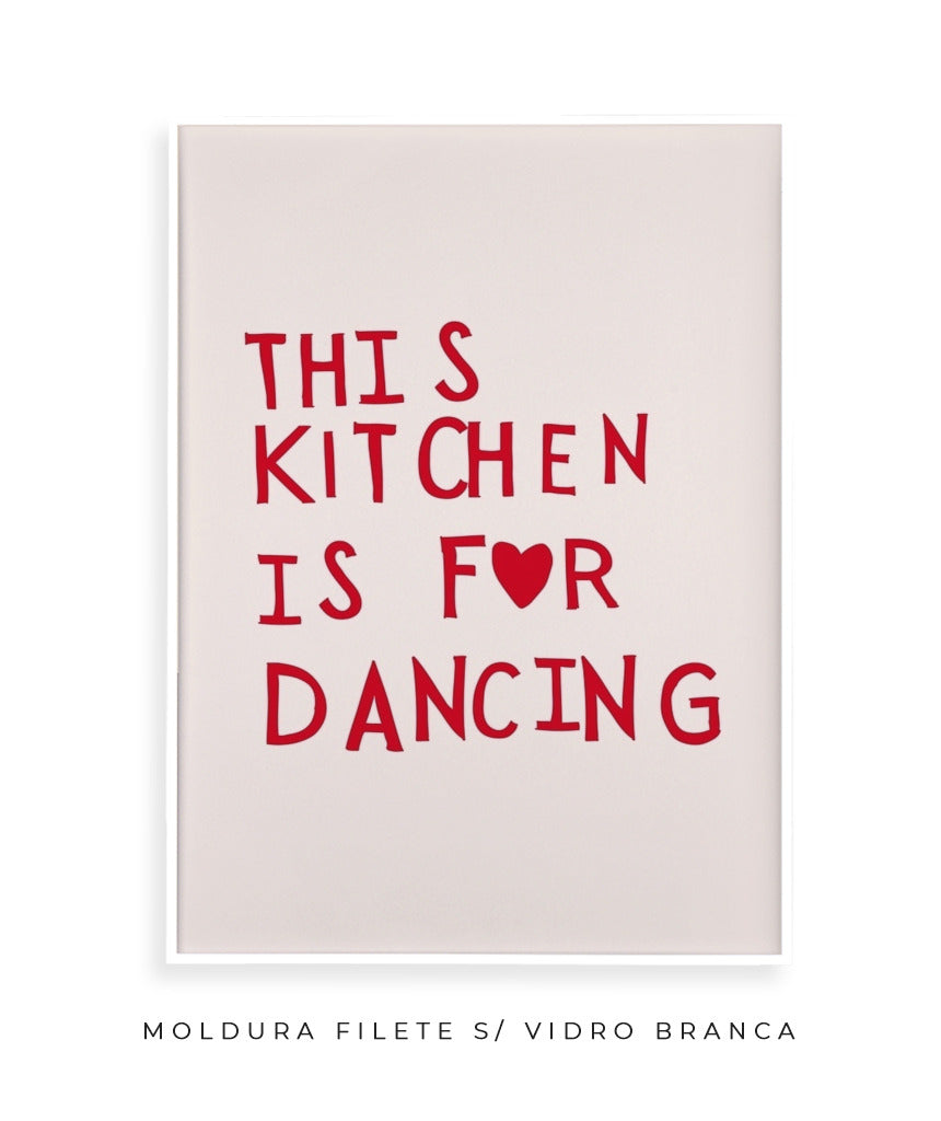 This kitchen is for dancing!