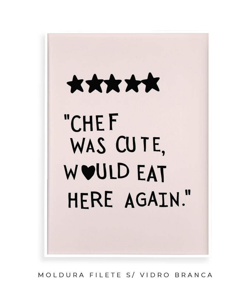 Chef was cute (preto)