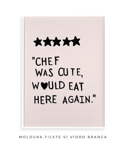 Chef was cute (preto)