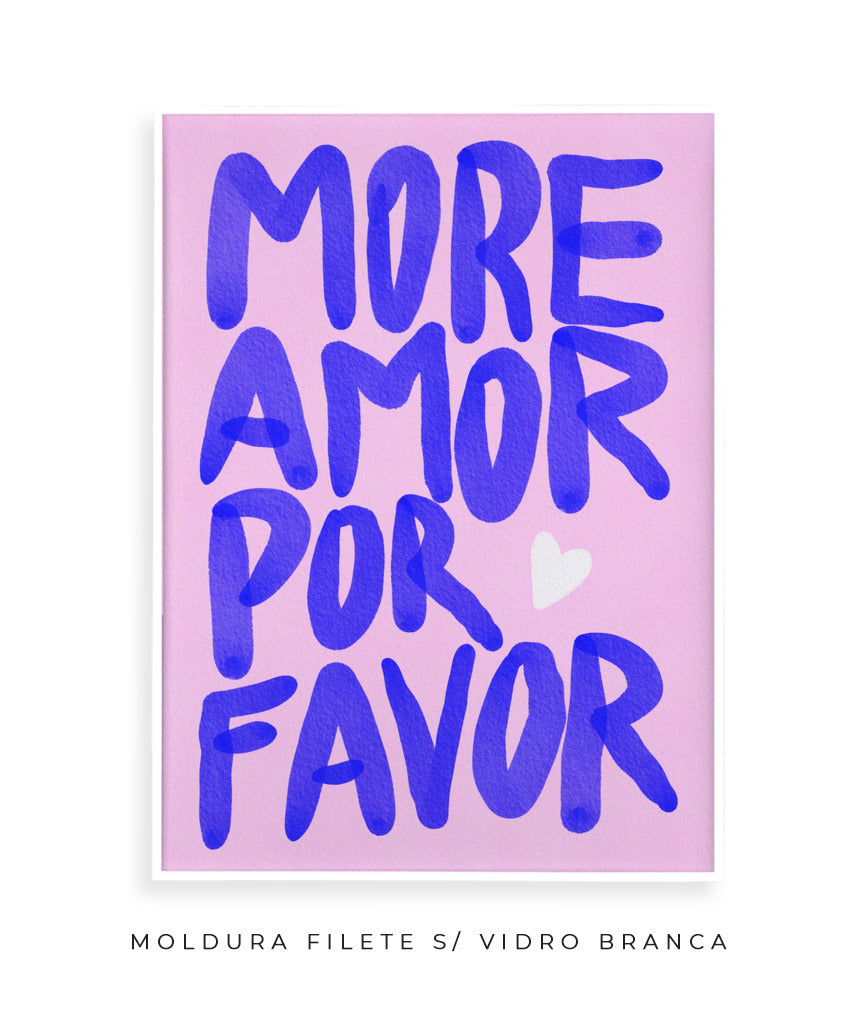 More amor por favor- azul