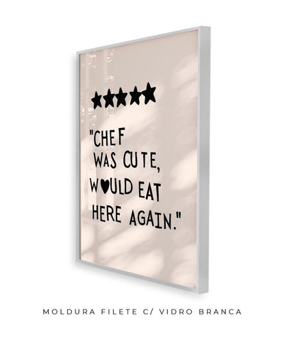 Chef was cute (preto)