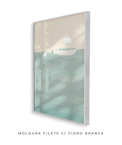 Jesus e Pedro andam sobre as águas