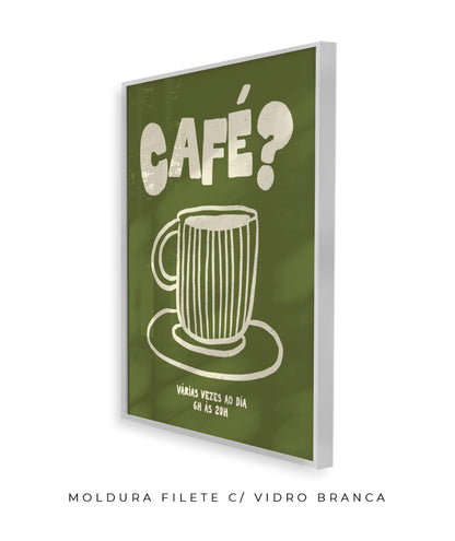 Café?- Verde e Off White