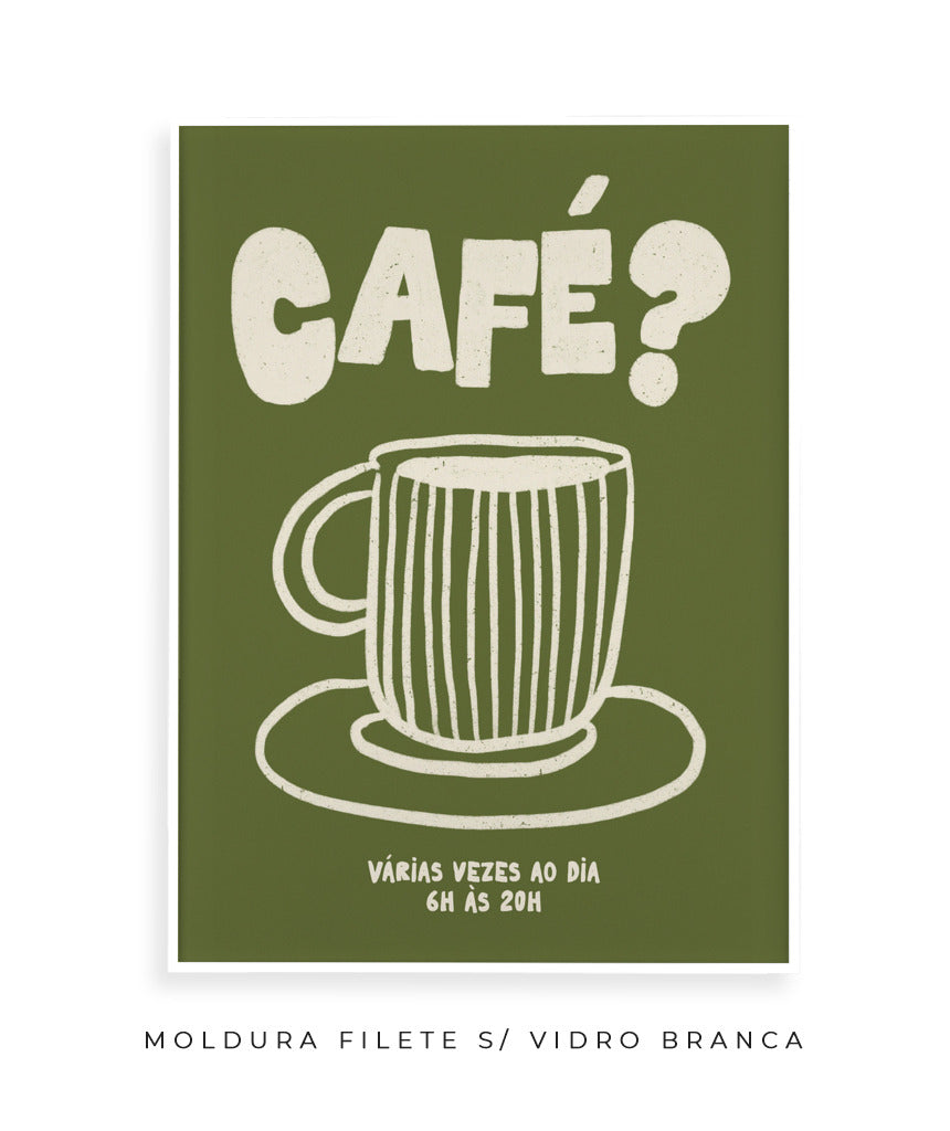 Café?- Verde e Off White