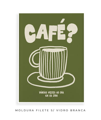 Café?- Verde e Off White