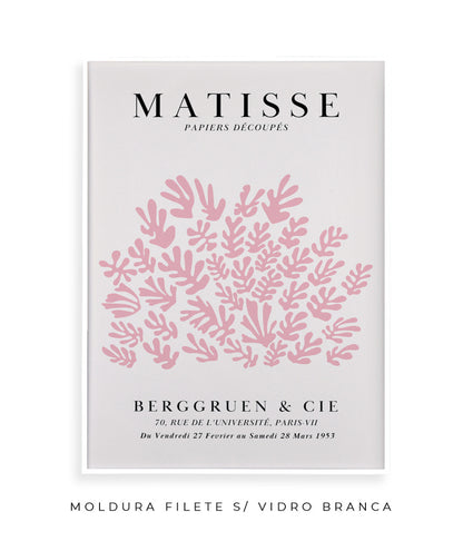 Matisse- Papier Découpés (rosa e off white)