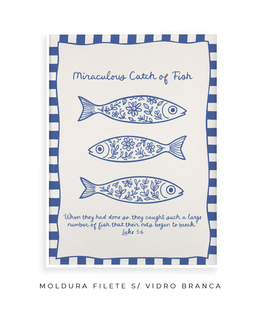 O Milagre da pesca- Lucas 5:6
