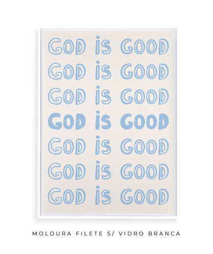 God is good (azul)