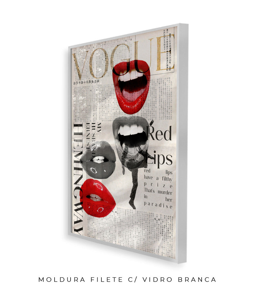 Vogue (red lips)