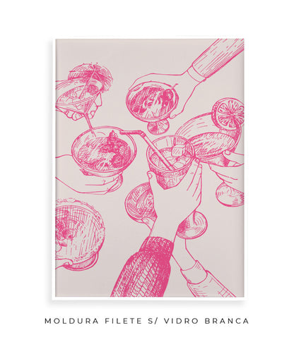 Pink Cheers (vertical)