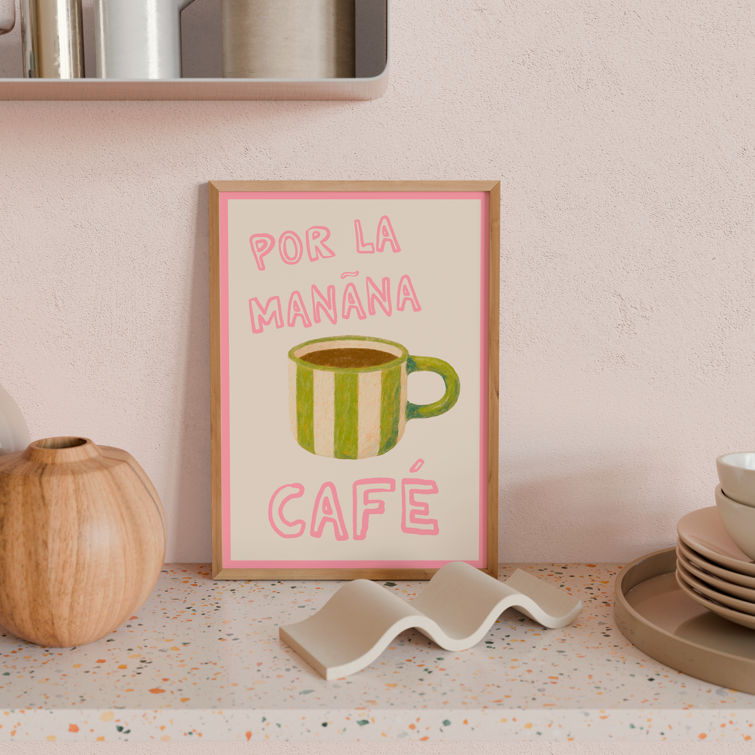 Por la manãna café