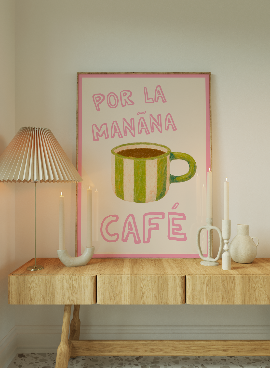 Por la manãna café