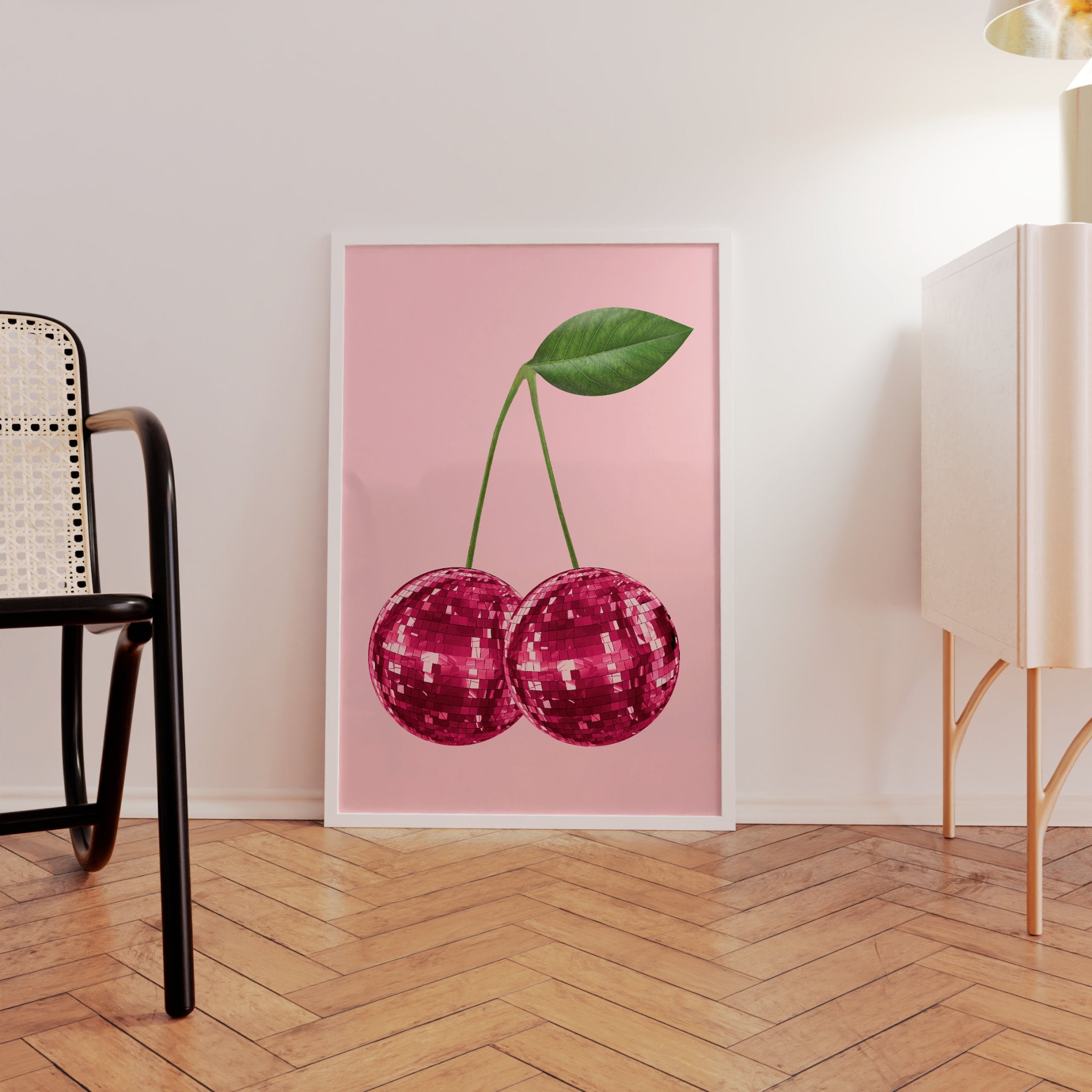 Quadro Decorativo Cherry Disco