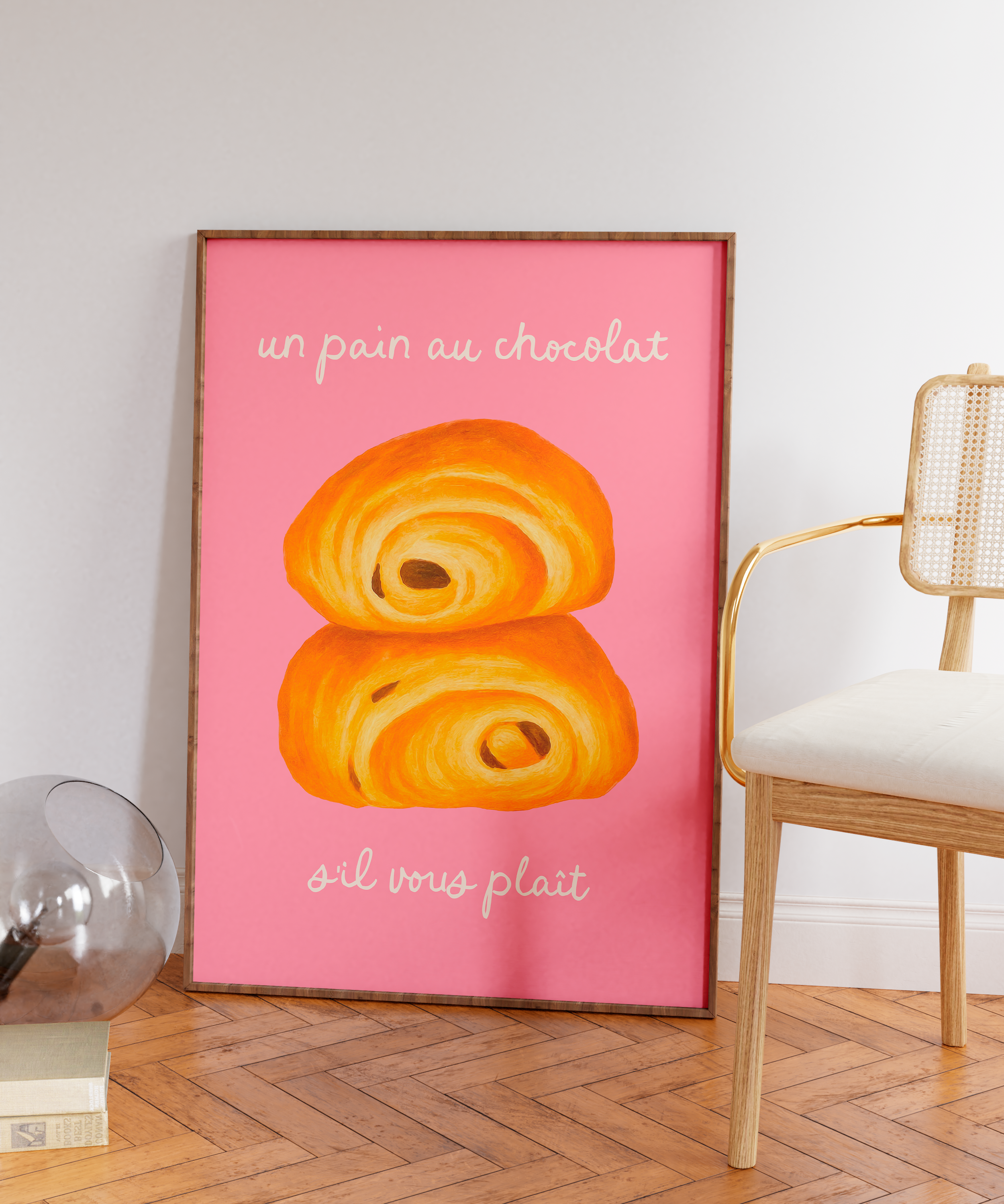 Quadro Decorativo Pain au chocolat