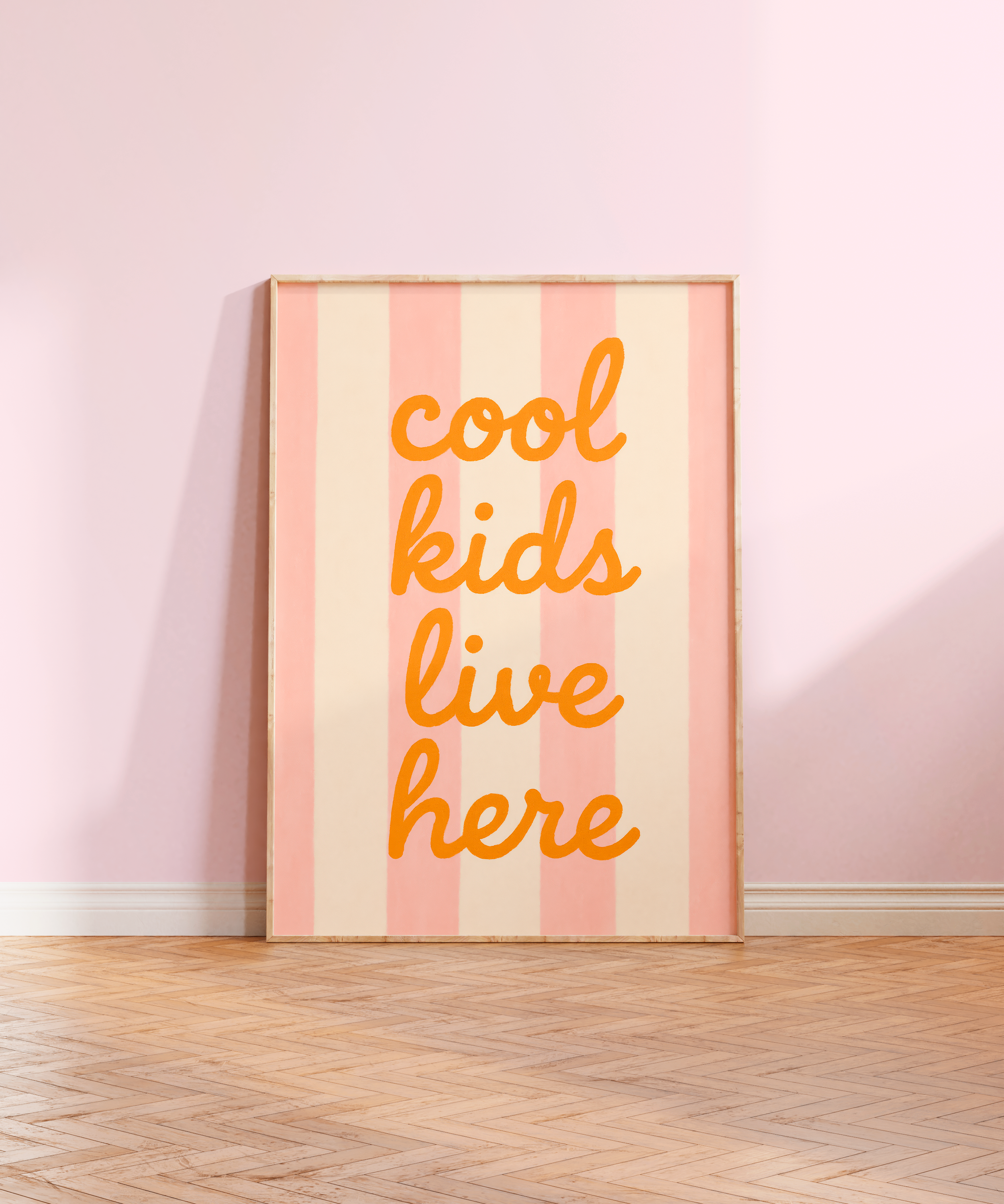 cool kids- Rosa e laranja | Arte Digital