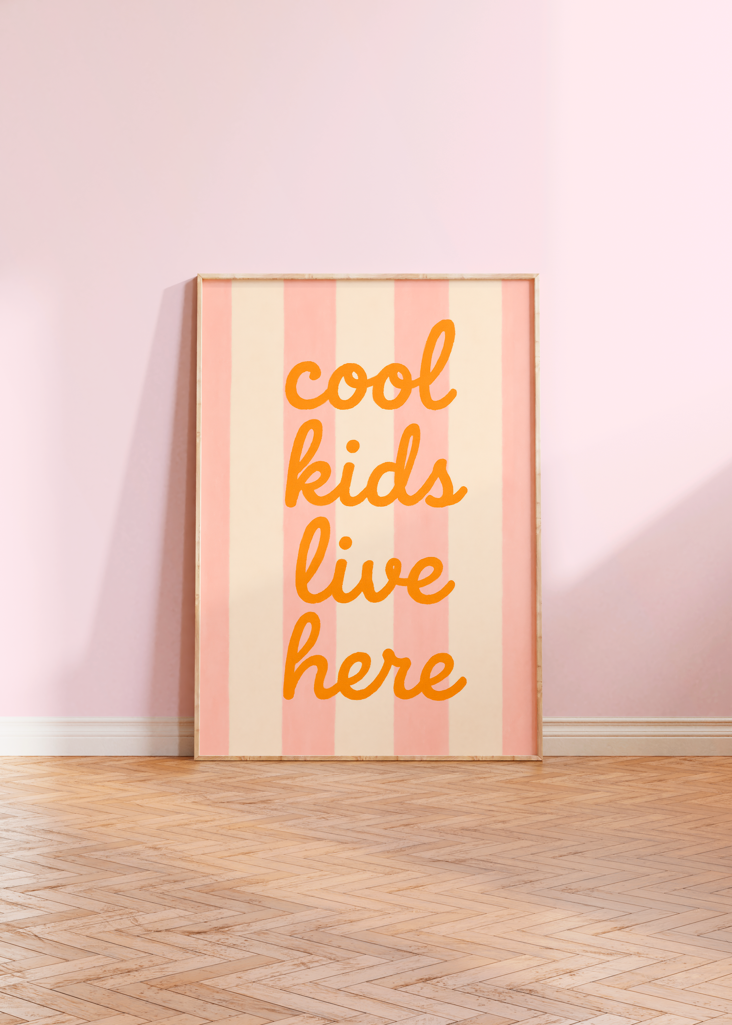 cool kids- Rosa e laranja | Arte Digital