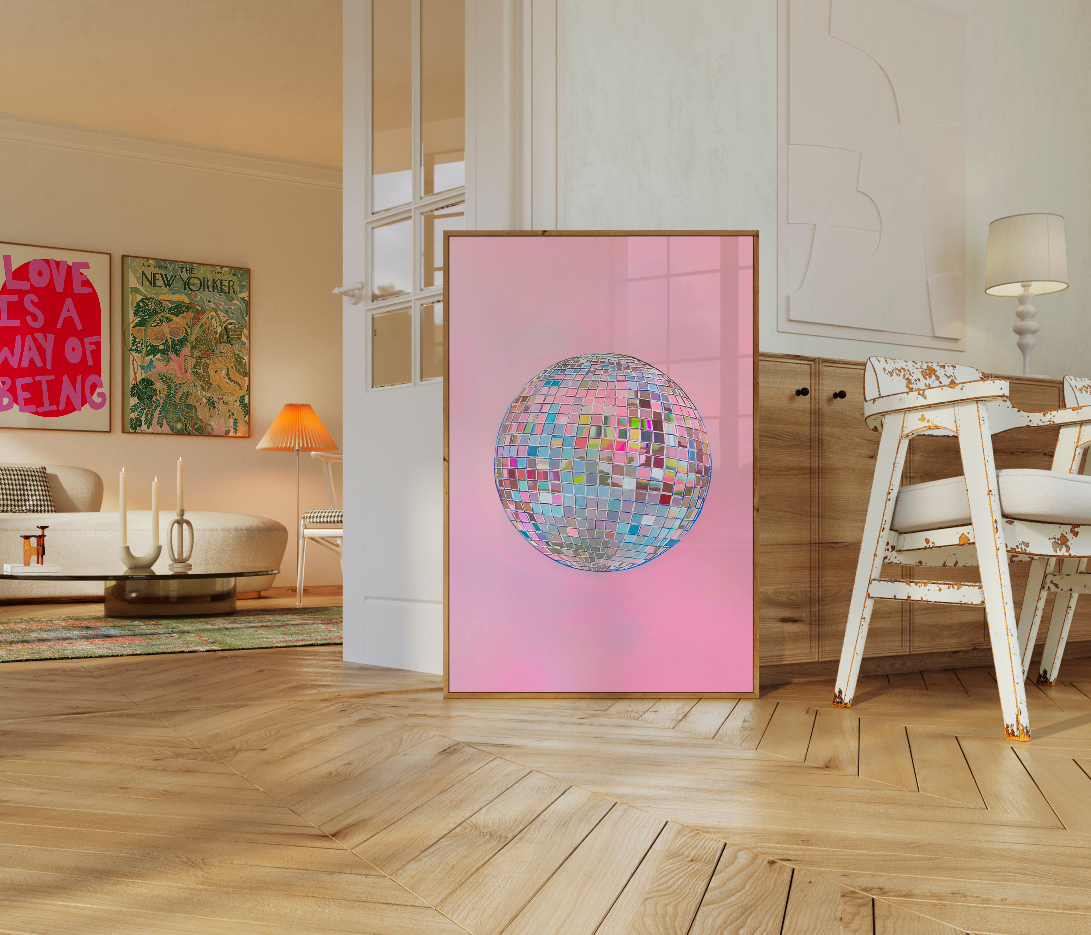 Quadro Decorativo Disco Ball