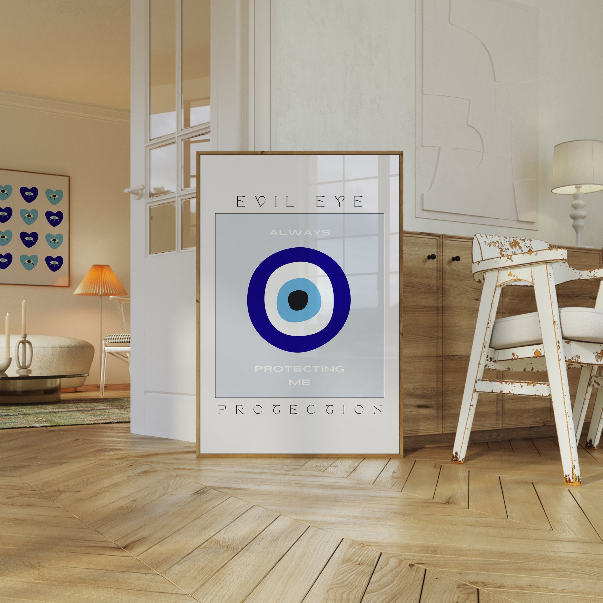 Quadro Decorativo Olho grego Nº1 (evil eye)