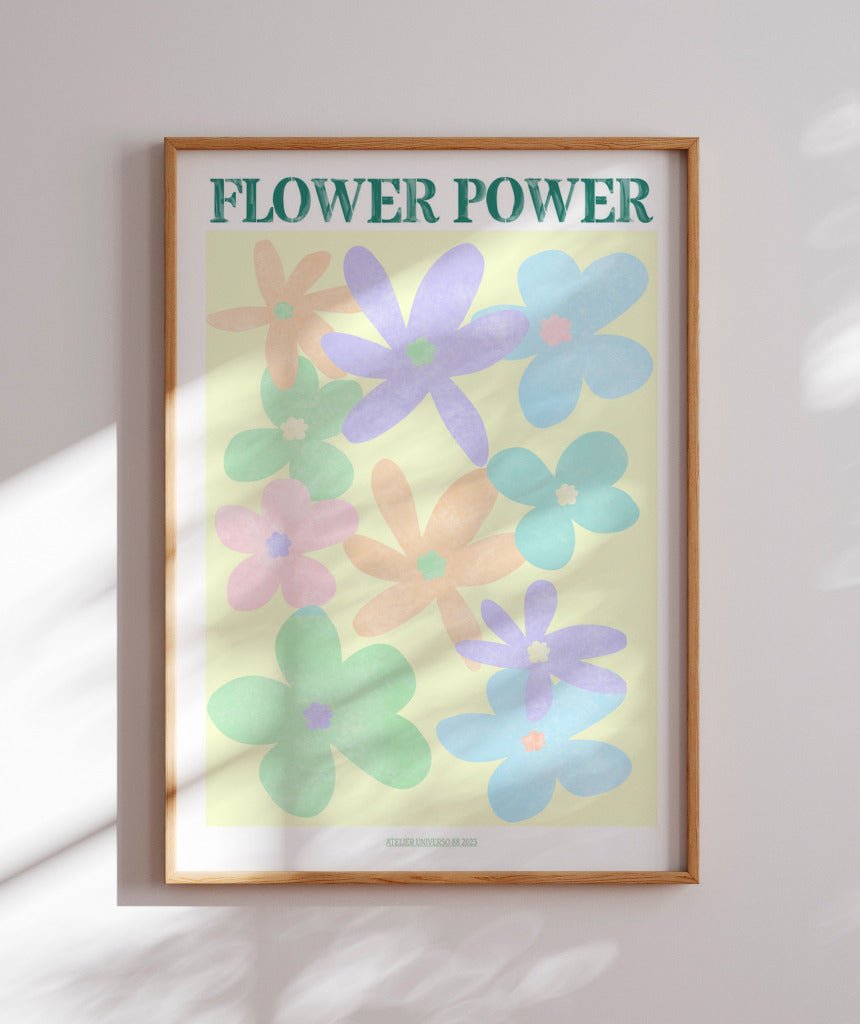 Quadro Decorativo Flower Power nº1