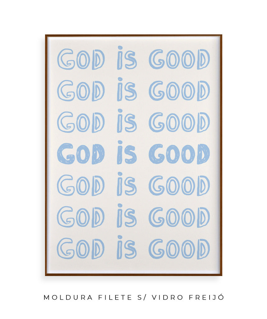 God is good (azul)