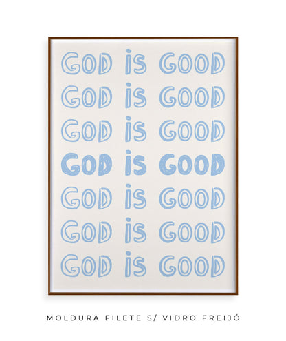 God is good (azul)