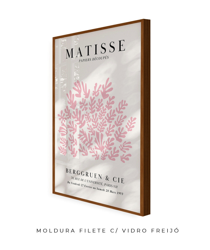 Matisse- Papier Découpés (rosa e off white)