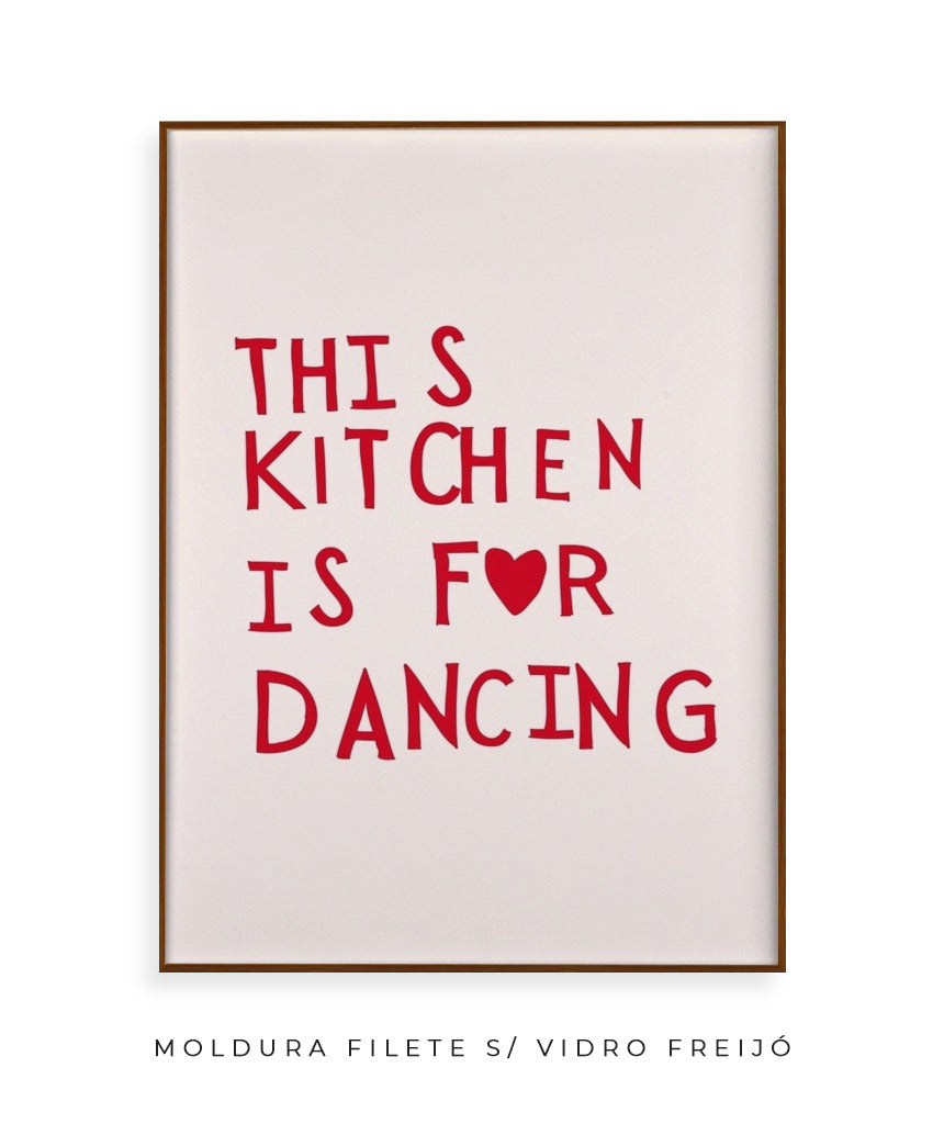 This kitchen is for dancing!