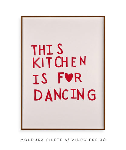 This kitchen is for dancing!