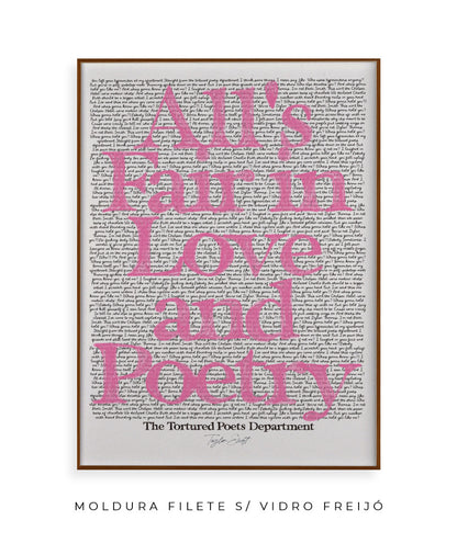 All is fair in Love and Poetry