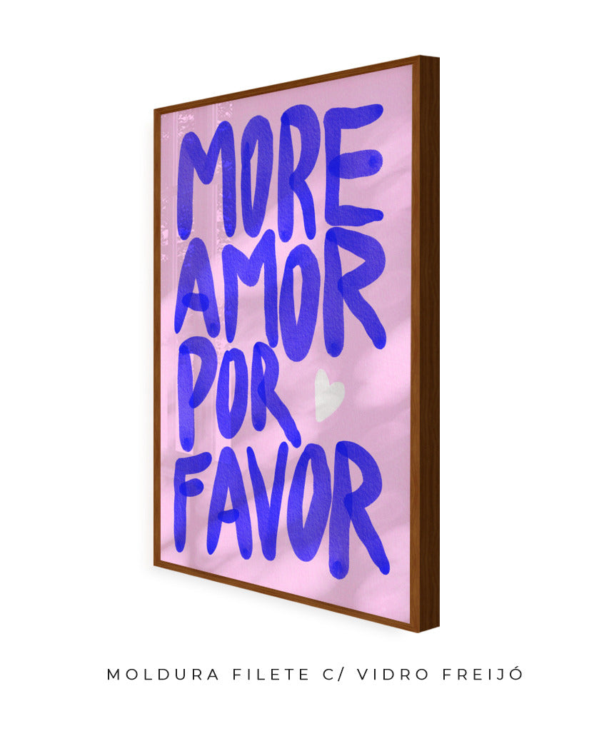 More amor por favor- azul