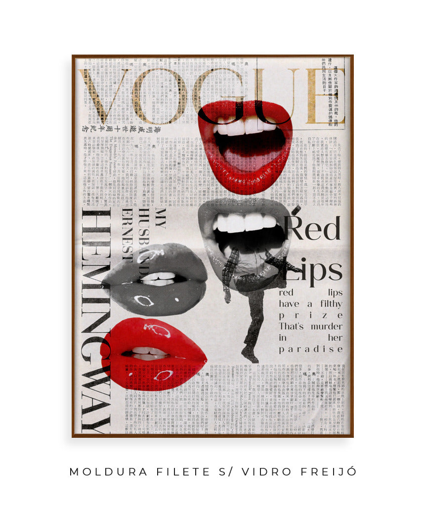 Vogue (red lips)