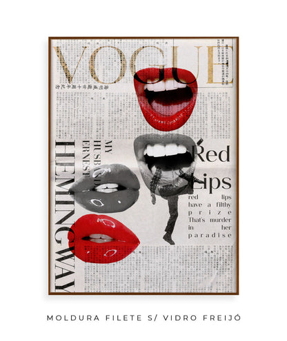 Vogue (red lips)