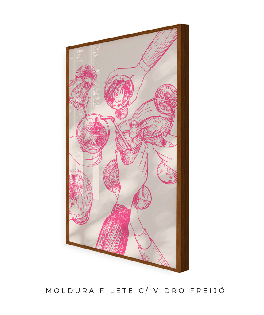 Pink Cheers (vertical)