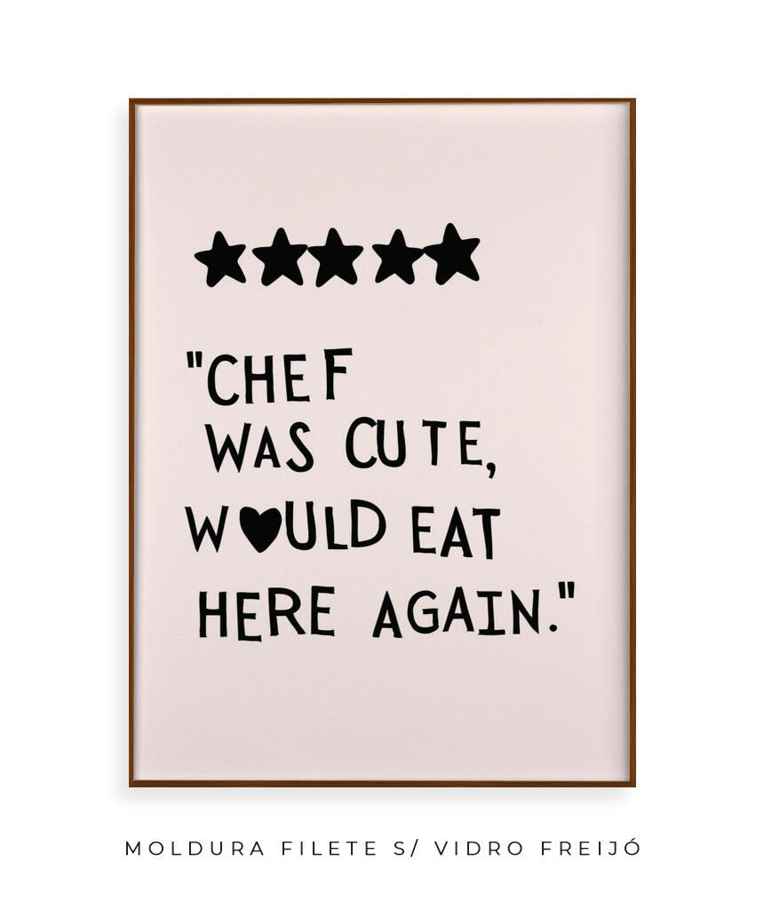 Chef was cute (preto)