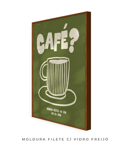 Café?- Verde e Off White