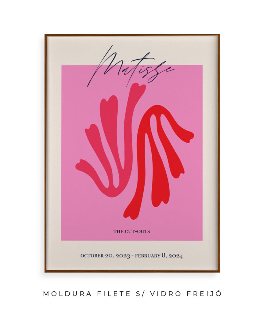 Matisse- The cut-outs (rosa e vermelho)