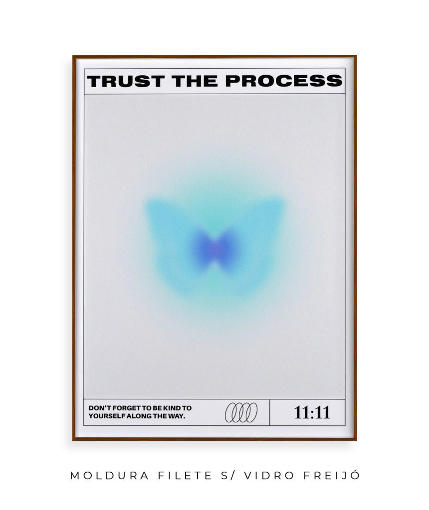 Trust the process (azul)