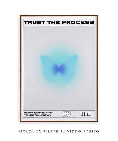 Trust the process (azul)