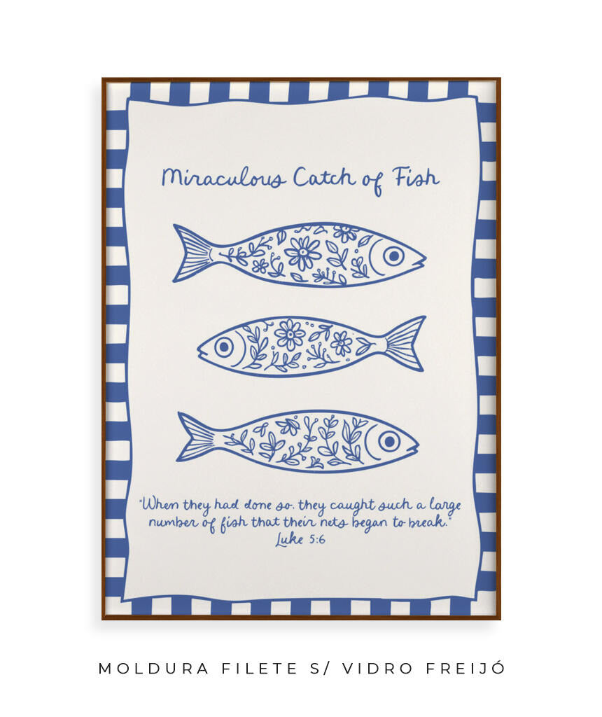 O Milagre da pesca- Lucas 5:6