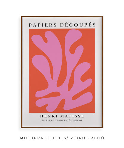 Matisse- Papier Découpés (rosa e vermelho)