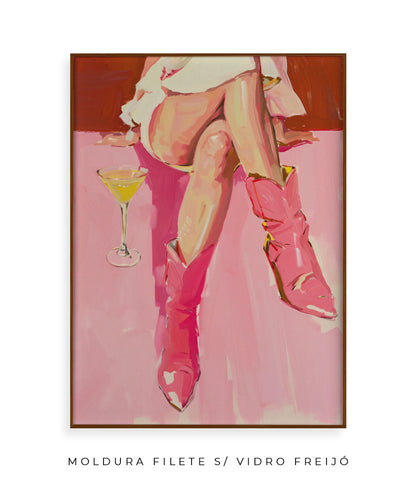 Pink boots &amp; Martini