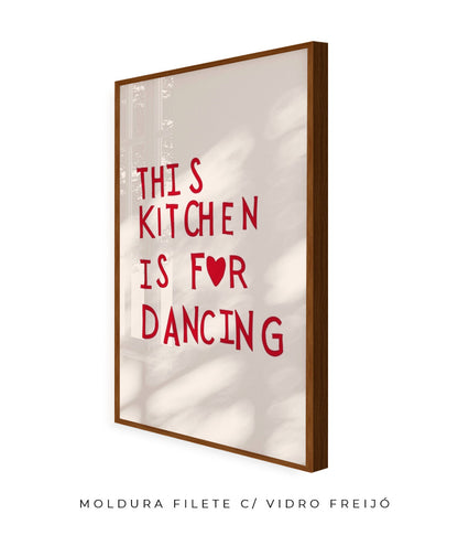 This kitchen is for dancing!