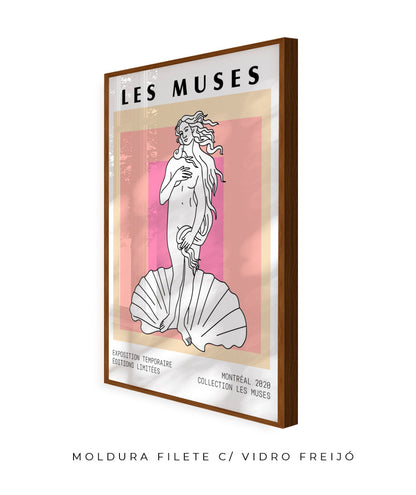 Les Muses- Deusa Grega e concha (rosa)