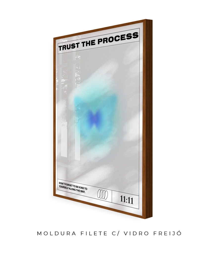 Trust the process (azul)
